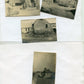 lot de 4 photos poste de secours Jumigny, Aisne Chemin des Dames, juillet 1917, 232°RA 3,3x4 cm