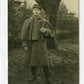 photo d'un soldat de l'aérostation 1915 manteau à rotonde