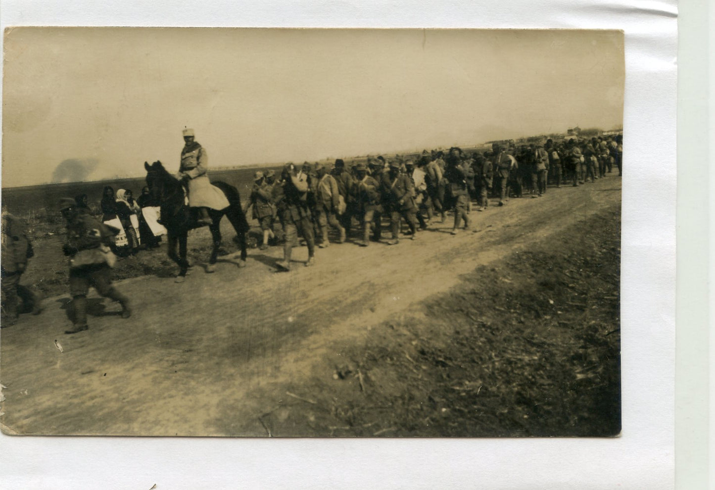 carte photo allemande prisonniers roumains ? 1914-1918