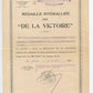 2 diplômes de modèles différents de la médaille interalliée pour le même poilu 1914-1918