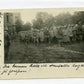 carte photo de prisonniers français avec soldats allemands 1914-18