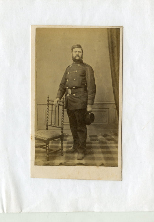 photo carte de visite soldat français guerre de 1870-71 Nîmes