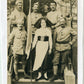 carte photo soldats français avec alsacienne 1917