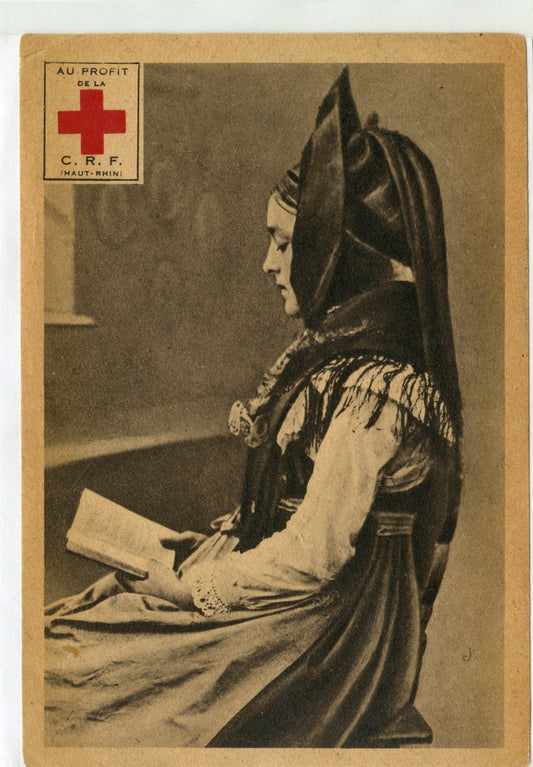carte postale croix rouge française Alsace 1939-45