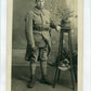 carte photo poilu du 113°RI classe 1919, capote Poiret 1914-18