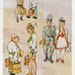 carte postale de propagande image de l'occupation nazie en Alsace 1939-45