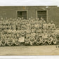 carte photo compagnie du 163°RI avec fanion 1919