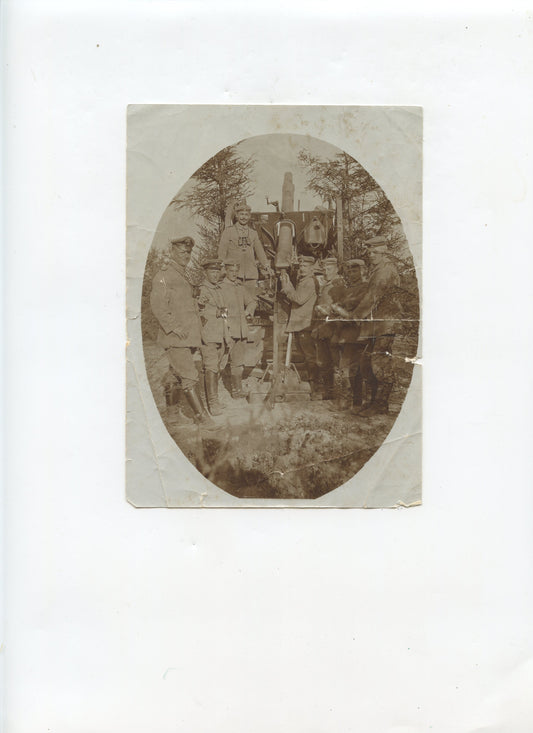 photo pièce de 77 allemande 1914-1918 16 x 12 cm