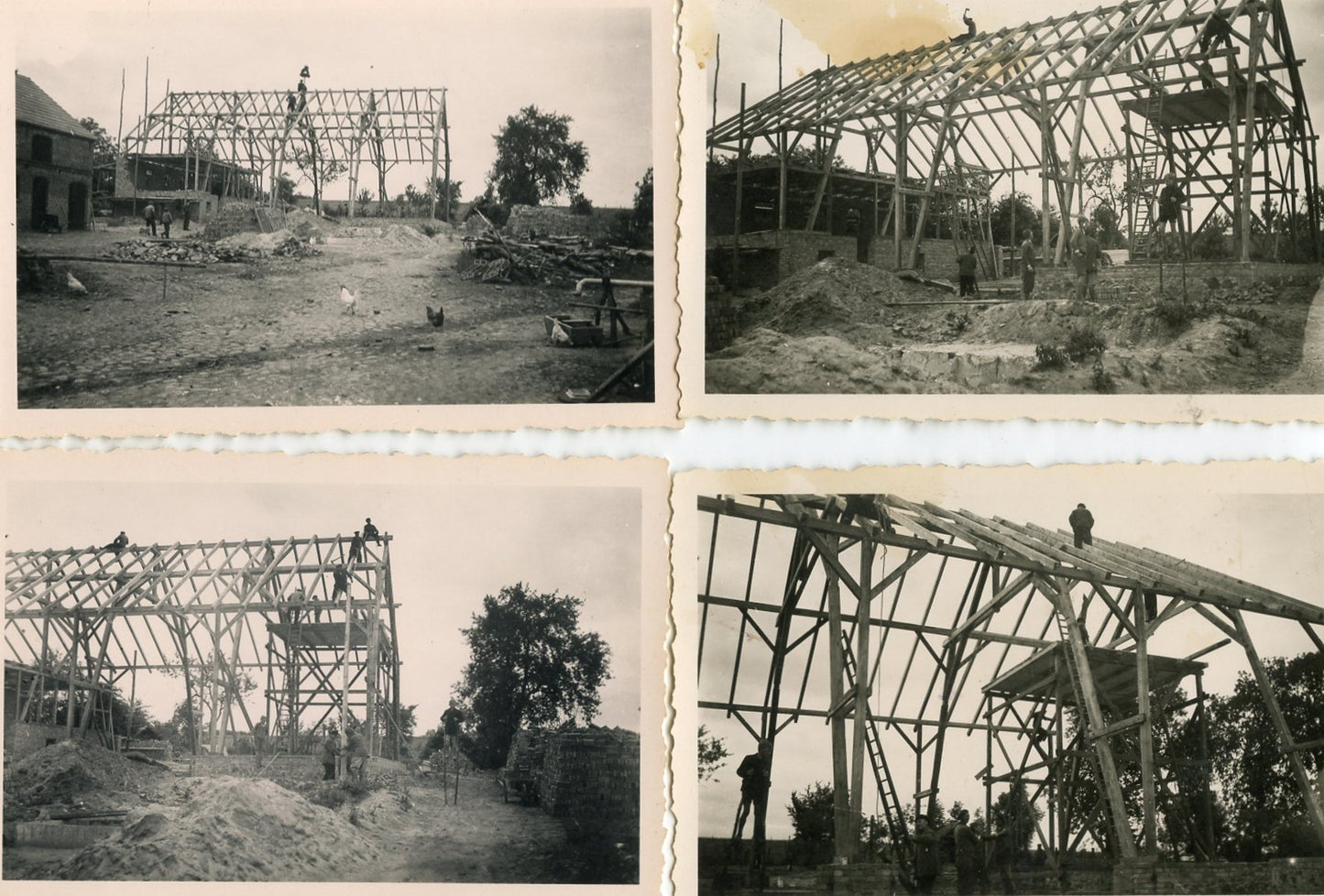 lot de photos de prisonniers français stalag 1940-44