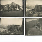 lot de 5 photos visite du général Fayolle sur le front italien 1918 13 x 9 cm