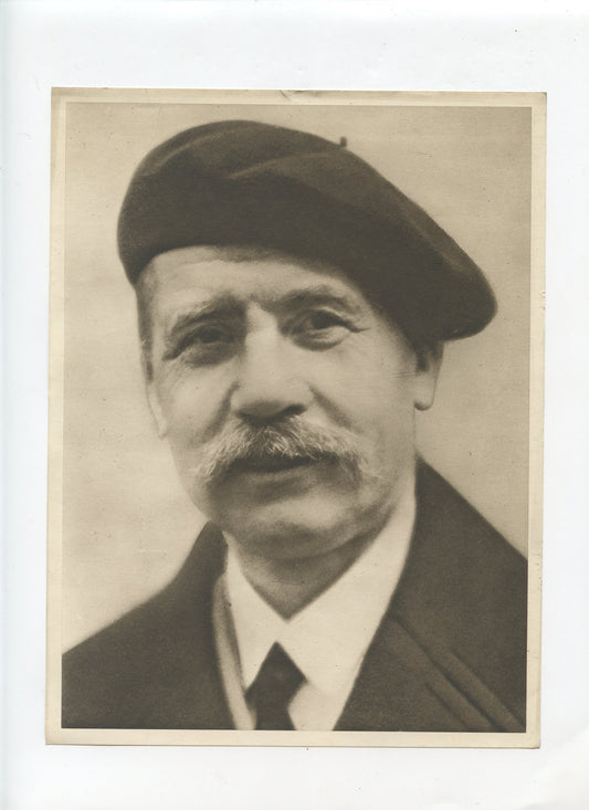 grand portrait sur papier général de la Porte du Theil Chantiers de jeunesse 24x18 cm