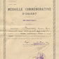 diplôme médaille d'orient et interalliée pour un caporal 56° et 54°RIC coloniale