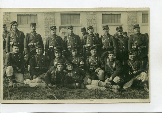 carte photo d'une escouade du 152° rgt d'infanterie vers 1910