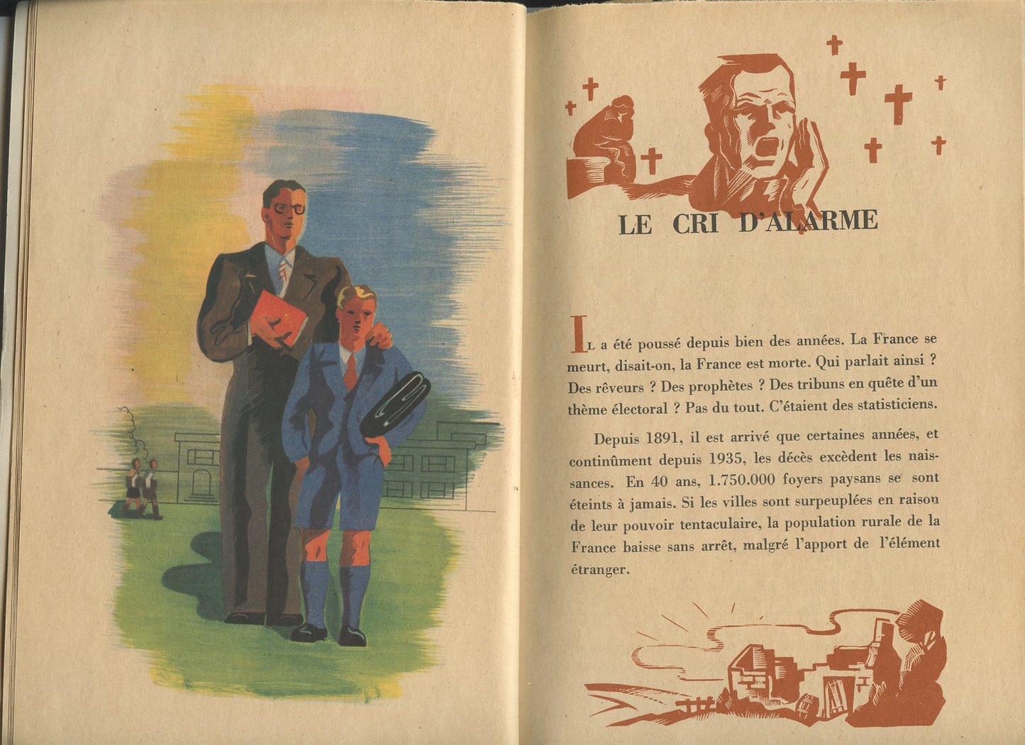 livret l'instituteur et son rôle dans la famille française, Vichy, Etat Francais