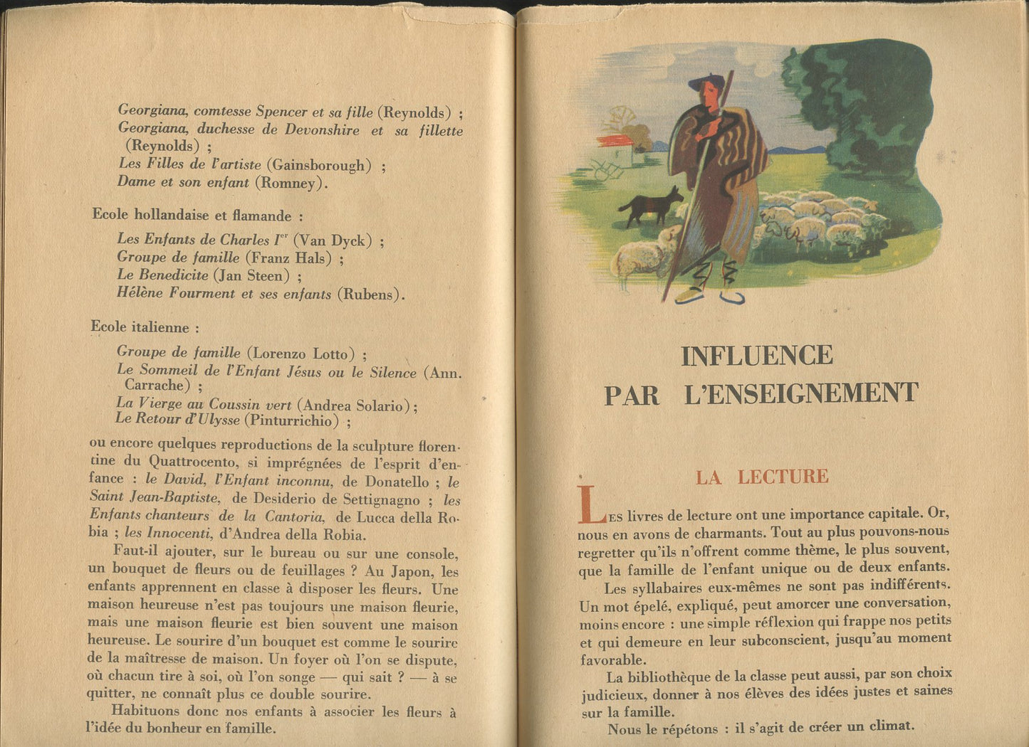 livret l'instituteur et son rôle dans la famille française, Vichy, Etat Francais