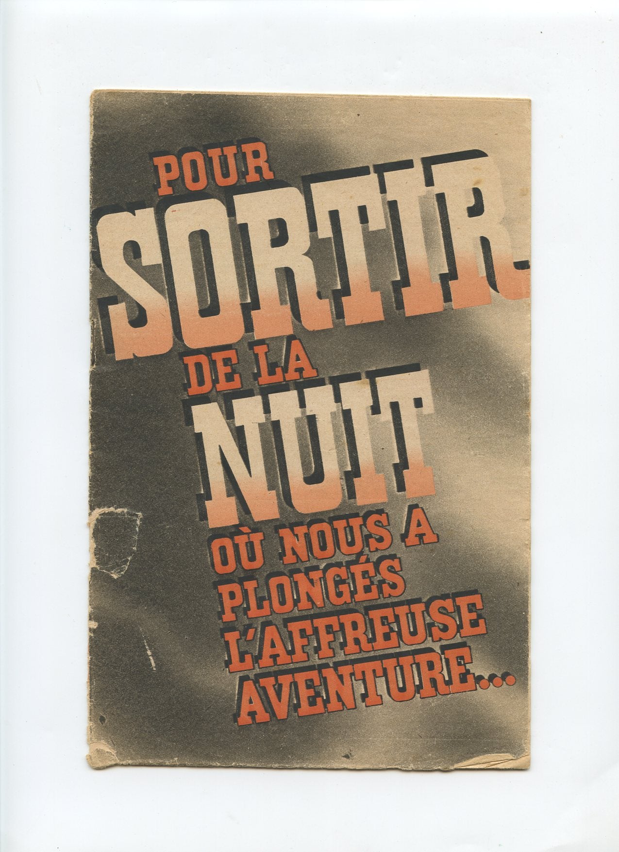 livret pour sortir de la nuit, Maréchal Pétain, Vichy, Etat Français