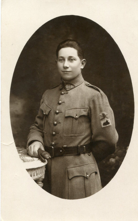 photo d'un tankiste du 511° régiment de chars de combat Bourges années 20