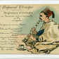 carte programme de l'orchestre du 1° régiment étranger Légion Etrangère 1905
