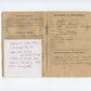 livret d'appareillage de blessé de guerre 53°RA et 221°RA 1914-18, perte d'un œil