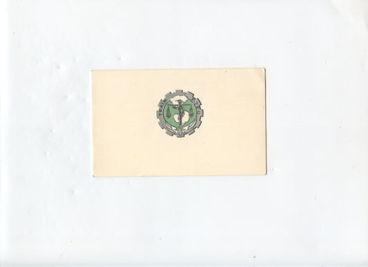 carte de correspondance Indochine du train en extrême orient