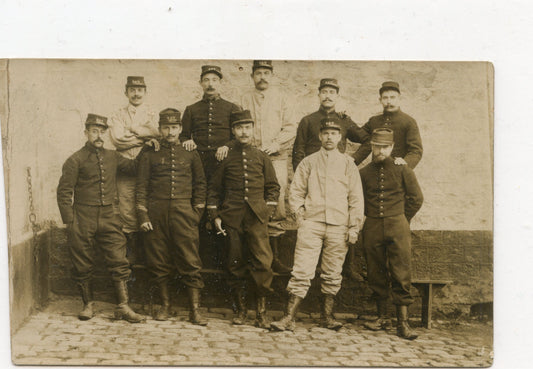 carte photo de soldats du 147°RI de Sedan avant 1914