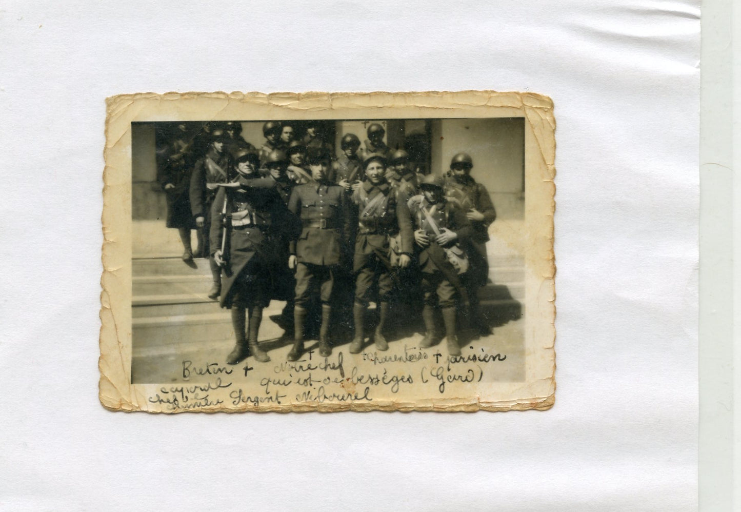 photo de soldats d'infanterie coloniale 1938