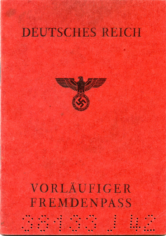 livret de travail III°Reich pour un ouvrier Français 1944
