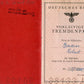livret de travail III°Reich pour un ouvrier Français 1944