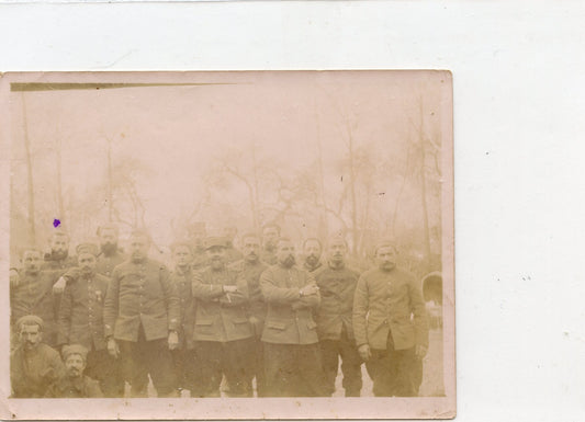 photo de zouaves ou tirailleurs en 1914-1918 12x9 cm