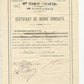 certificat de bonne conduite d'un breton du 46°RI Fontainebleau décédé en novembre 1914