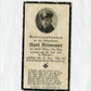 carte avis de décès d'un soldat allemand tué le 18 juin 1940 en Moselle