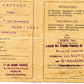 carte d'emploi permanent travaux publics état français 1943 Etat français