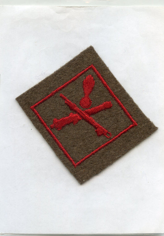 brevet de spécialité de manche kaki mitrailleur 1939-40