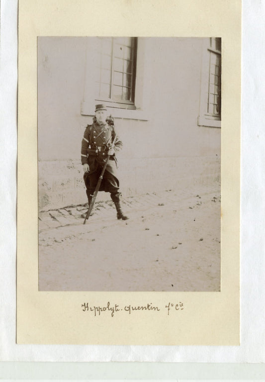 carte photo d'un sous-officier d'infanterie avant 1914, équipé 37°RI Nancy