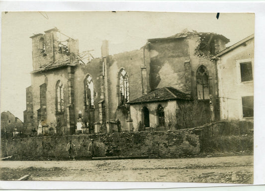 photo église de Neuvillers détruite Vosges 1914-1918