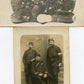 2 cartes photos d'infirmiers du 60° régiment d'artillerie une devant abri 1915 1