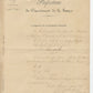 4 documents Officier de la garde nationale de Paris 1870-71 dont un signé Poubelle