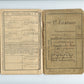 livret militaire d'un soldat de la garde mobile de seine et Oise campagne de 1870-71 manque dos de couverture