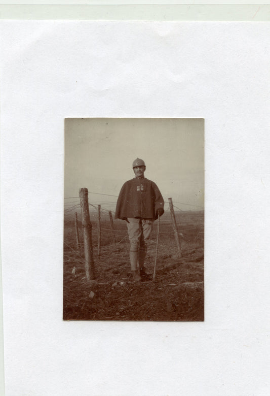 photo du colonel THERON 15° chasseurs à cheval 8x6 cm