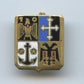 insigne réduction de boutonnière 10°régiment du génie émail