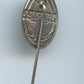 insigne de fourragère du 60°RI métal léger années 30-40