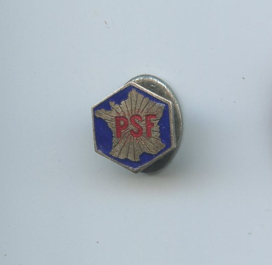insigne du PSF parti de droite du colonel de la Roque 14mm