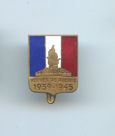 insigne réduction de boutonnière veuves de guerre 1939-45