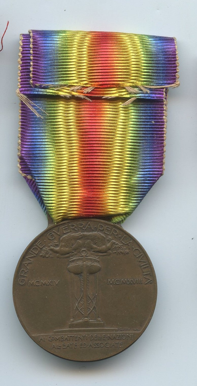 médaille interalliée Italie 1914-18 Orsolini Sacchini