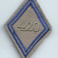 losange cadre du 420° BCS unité parachutiste du matériel avec crochets