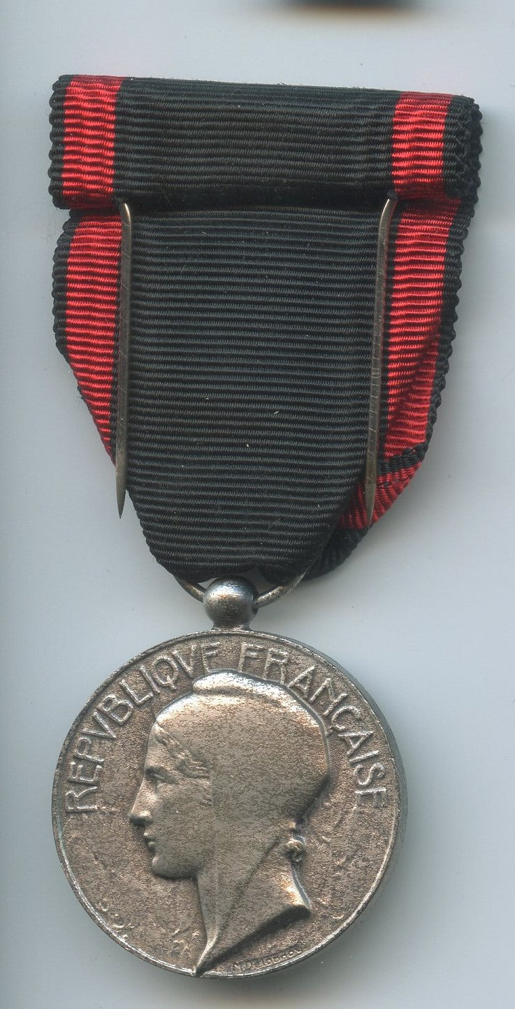 médaille des anciens du génie avec rosette argentée