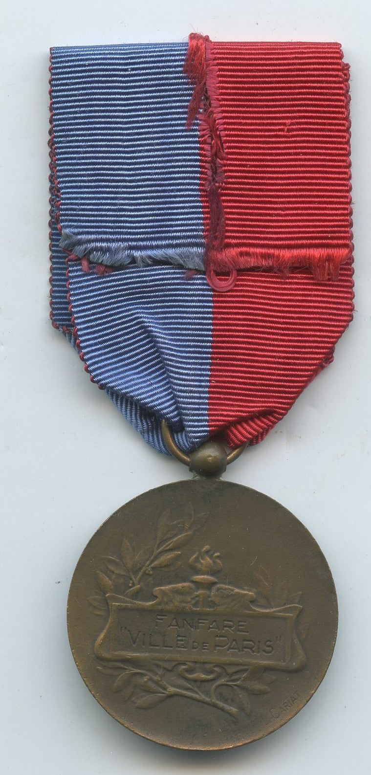 médaille de la fanfare de la ville de Paris, poinçon Arthus Bertrand