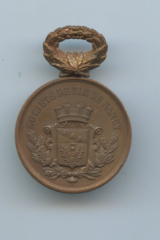 médaille de la société de tir de Nancy 1902