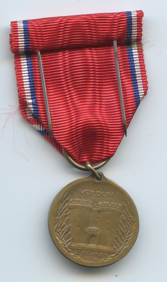 médaille de Verdun modèle Vernier à anneaux