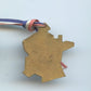 pendentif carte de la France insigne 1ère armée française